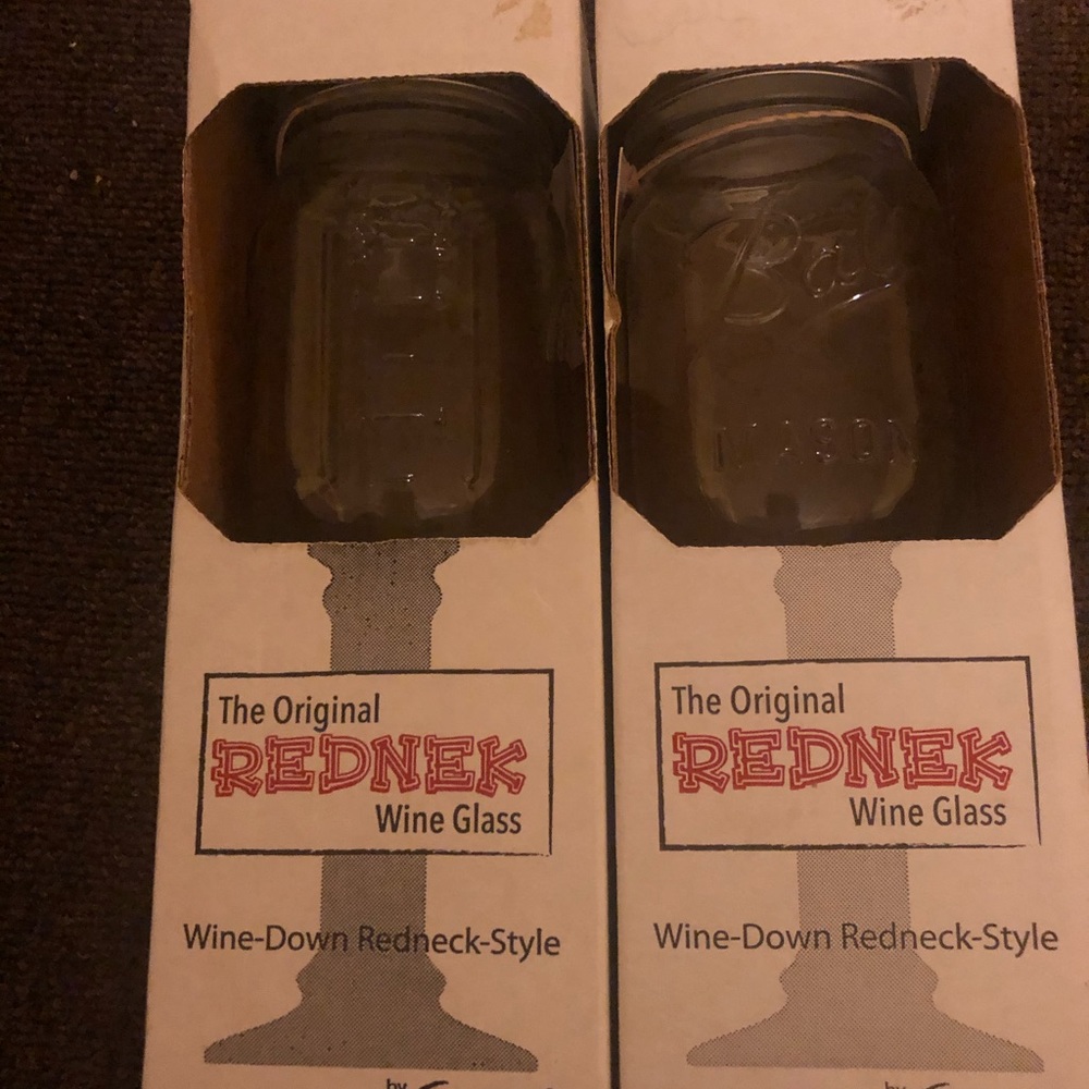 Redneck wine glasses